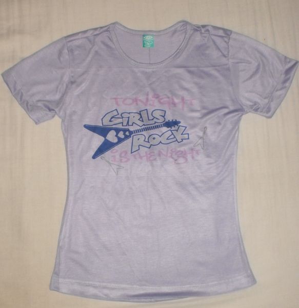 Camiseta estampada Baby Look Lílas M