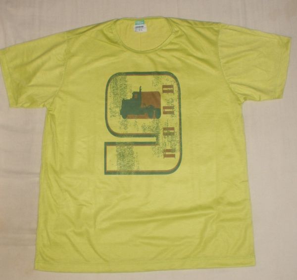 Camiseta estampada Gola careca Verde M
