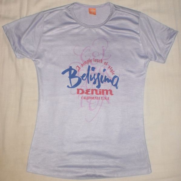 Camiseta estampada Baby Look Lílas P